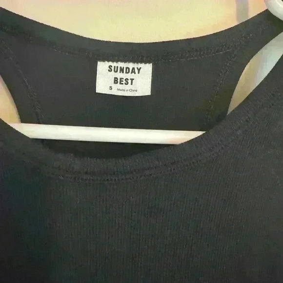 Sunday best black tank  top size S - Picture 3 of 5